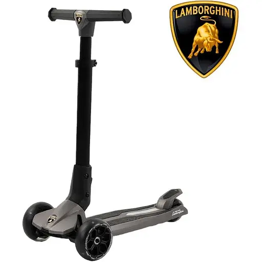 Самокат дитячий Best Scooter 60х28х80 см Чорно-сірий 000254952