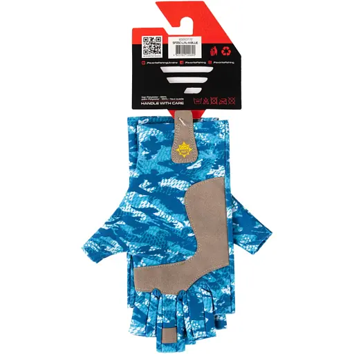 Рукавички Favorite Solar Fishing Gloves 5 Cut S/M к:white/blue - фото 6