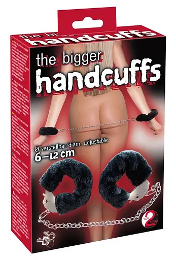 Наручники You2Toys The Bigger Handcuffs чорний - фото 2