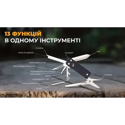 Мини мультитул Roxon KS2E черный - фото 13