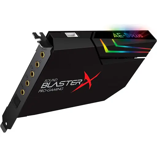 Звуковая карта Creative Sound Blaster X AE-5 Plus 5.1 PCI-E 70SB174000003 внутренняя (104688) - фото 3