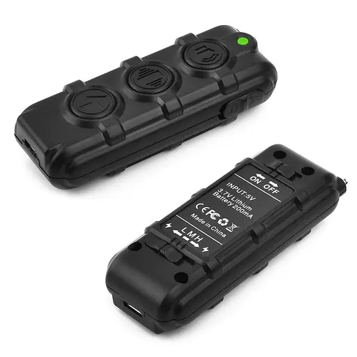 Електроошийник для собак дресирувальний c 3-ма великими кнопками DOBE DB61 для маленьких і середніх собак, червоний (100710) - фото 2