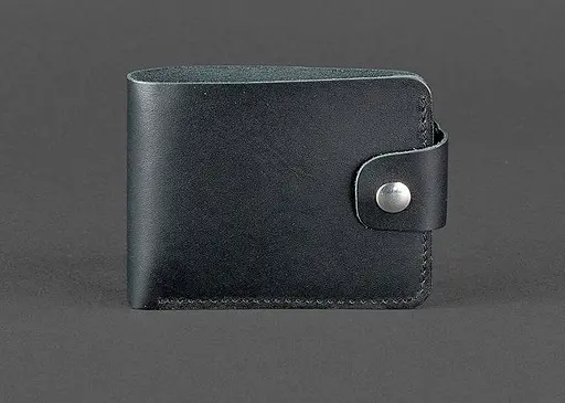 Кожаный портмоне 4.3 черный - фото 1