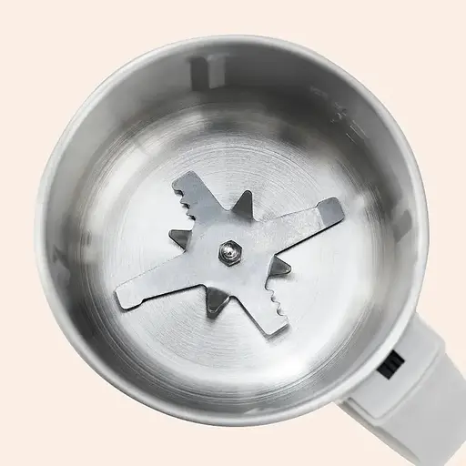 Электрическая кофемолка ​​​​​​​Sokany SK-04024 для дома  300Вт роторный измельчитель кофейных зерен Белый - фото 5