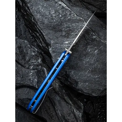 Нож складной Civivi Qubit Bright Blue Aluminum C22030E-3 - фото 16