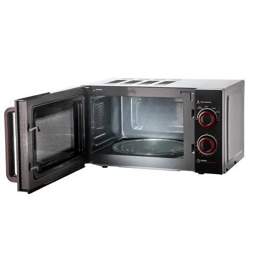 Мікрохвильова піч Liberton LMW-2082M Black/Red 700W 20 л - фото 2