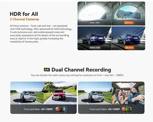 Видеорегистратор Vantrue Nexus N4 Pro - фото 5