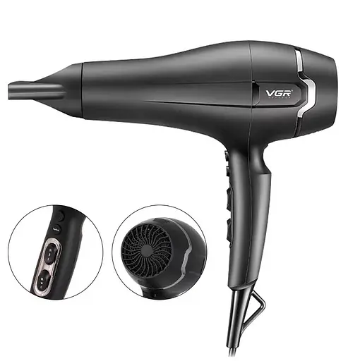 Профессиональный фен для волос VGR V-450 - фото 6