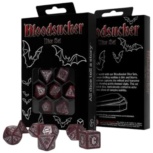 Набор кубиков Bloodsucker Dice Set: Scarlet , 7 шт. (SBSU02)