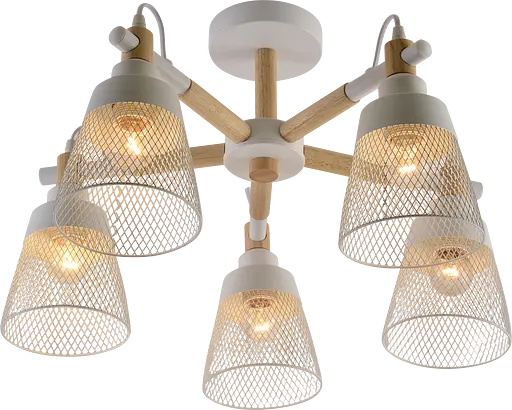 Люстра декоративная v xa1557-5 whh+дерево