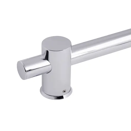 Душова стійка з тримачем універсальна Qtap Lepit 665 мм округла QTLEP82103OC Chrome Хром - фото 3