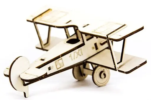 Дерев'яний конструктор Літак Ньєпорт 30 деталей - фото 7