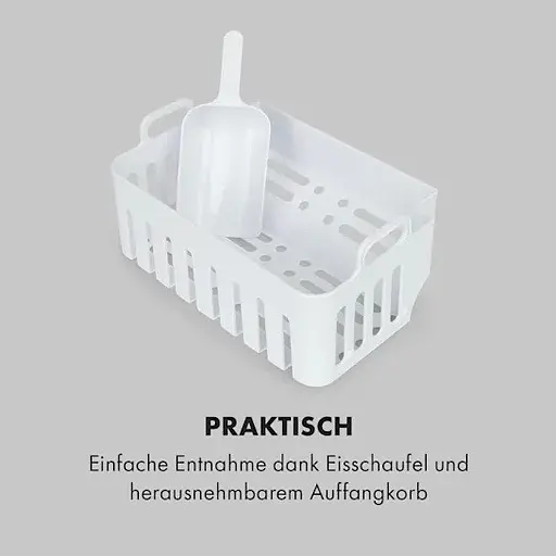 Ледогенератор Klarstein Chillout 12 кг/24 ч (10035320) - фото 4