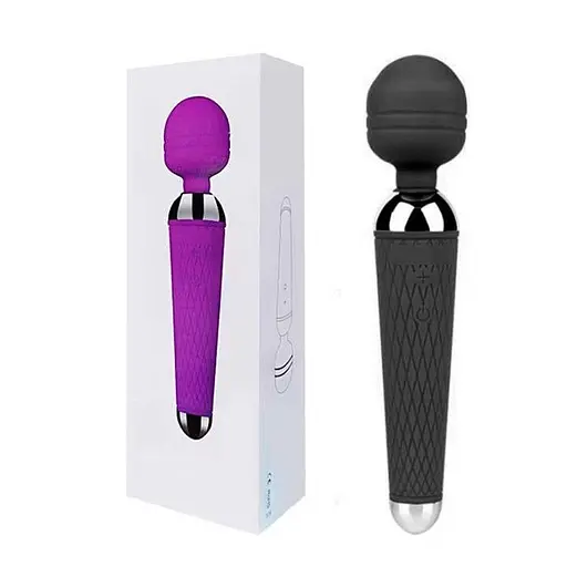 Вибратор G-точки черный из силикона 20 см 10 режимов вибрации - фото 4