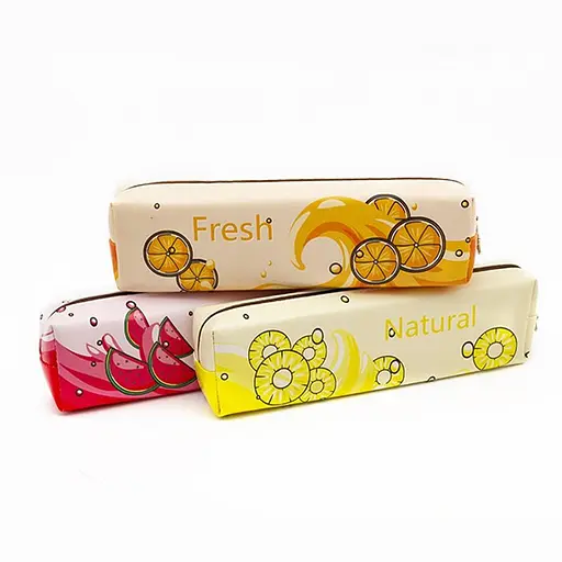 Пенал Фрукти, 20x6.2x4.5 см, PVC (В асортименті) - фото 3