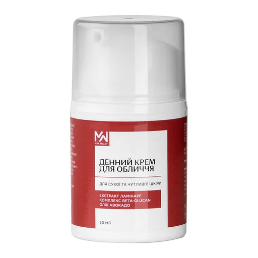 Дневной крем для лица для сухой и нормальной кожи Mak Malvy 30 мл - фото 1