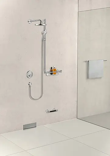 Душовий набір Hansgrohe Raindance Select S 120/110 см 3Jet Left White/Chrome 26325400, Хром - фото 4