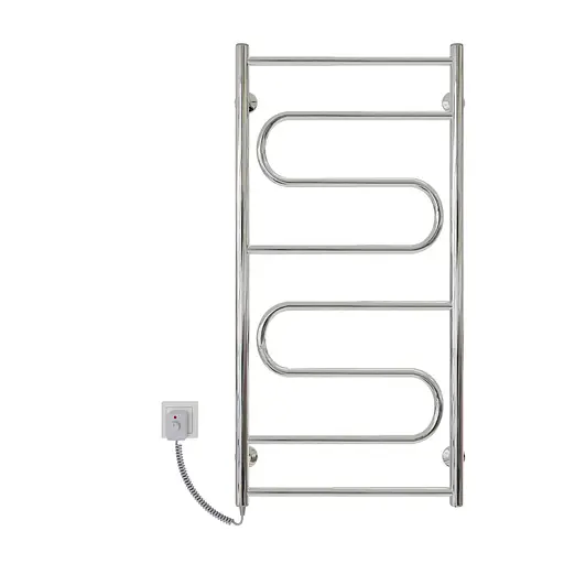 Электрический полотенцесушитель Kosser Зигзаг 1000x500 EL рег. ДЗ03ЕL, Хром, Левое - фото 2