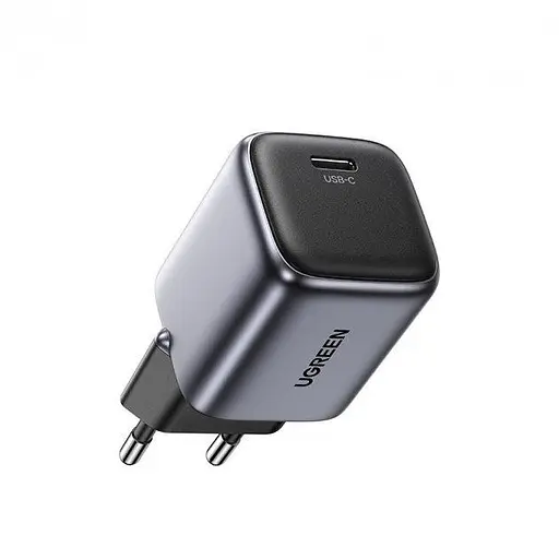 Зарядний пристрій Ugreen CD318 GaN Desktop Charger 1*USB-C 20 W (90664) євровилка - фото 1