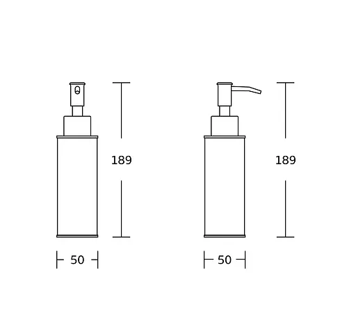 Дозатор для рідкого мила VBI Round black VBI-040016BL, Чорний матовий - фото 2