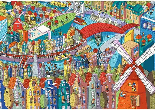 Пазл Trefl Безграничная коллекция. Город в деталях: Амстердам 1000 эл. (10710) - фото 3