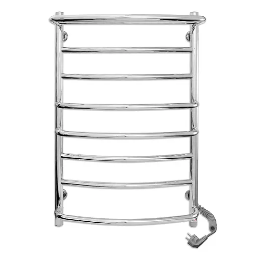 Електрична рушникосушарка Laris Євромікс П8 500x800 Е з полицею сенсор S3 права 73207693, Хром, Праве, Електронний - фото 1