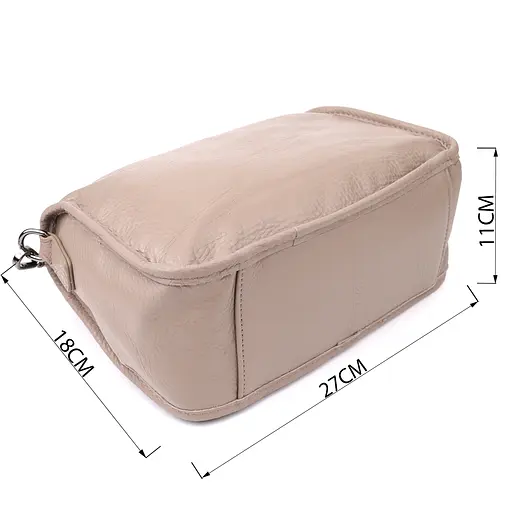 Сумка Vintage на плечо из натуральной кожи 27х18х11 см sum0027626 - фото 3