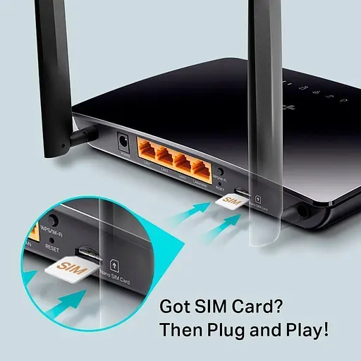 Роутер + модем TP-Link Archer MR202 AC750 4G LTE MESH - фото 4