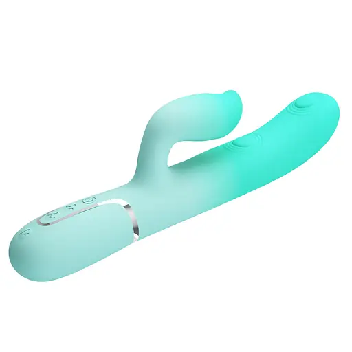 Вибратор Pretty Love Gigi 22.8 см бирюзовый - фото 6
