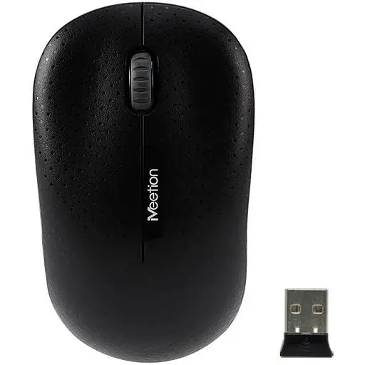 Миша бездротова MeeTion Wireless Mouse 2.4G MT-R545 чорна - фото 1