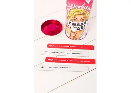 Настільна гра Fun Games Shop Правда або Дія: Дівич-вечір (укр.) (FGS20) - фото 2