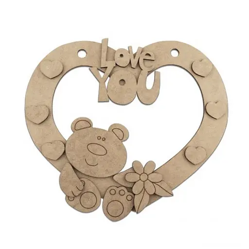 Заготовка для декорирования "Love you-3" Fabrika Decoru FDPO-133 - фото 1