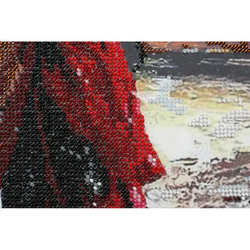 Набор для вышивки бисером "История любви-2" AB-406 47х24 см - фото 4