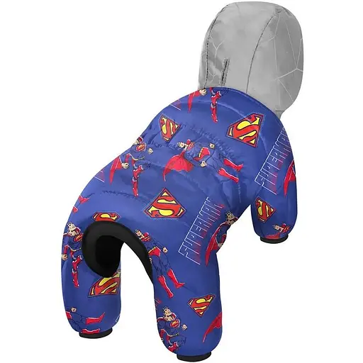 Комбинезон для собак Waudog Clothes рисунок Сила Супермена S32 В 47-50 см С 30-33 см [CD]