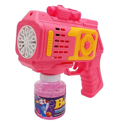 Генератор мильних бульбашок "Бластер" Bambi 666-1(Pink) підсвічування - фото 1