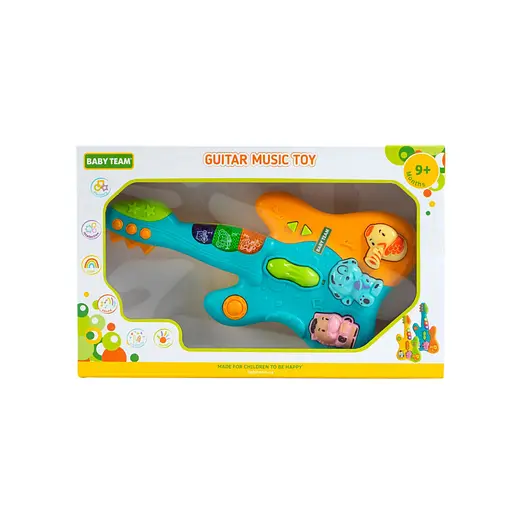 Дитяча музична іграшка "Гітара" 8644_гітара_блакитна - фото 2