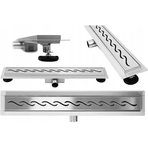 Душовий канал Rea Wave 100 см REA-G0409 - фото 1