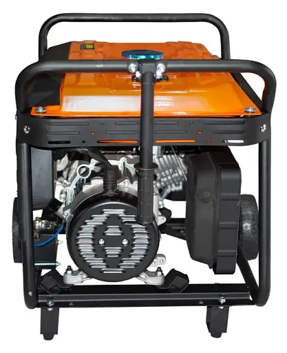 Генератор двопаливний (Газ/Бензин) MIOL 85-400 (4.5-5.0 кВт) з колесами + Електростартер - фото 4