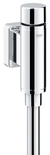 Змивний пристрій для пісуару натискний Grohe Rondo 37339000, Хром - фото 1