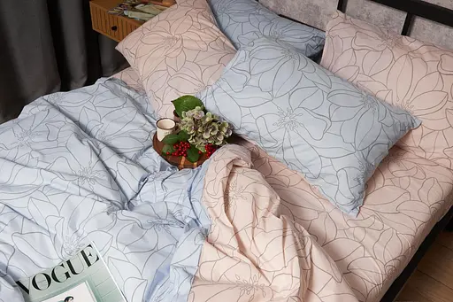 Комплект постільної білизни Moon&Star Бязь Gold Люкс Lily King Size 220x240 наволочки 4х70х70 - фото 2