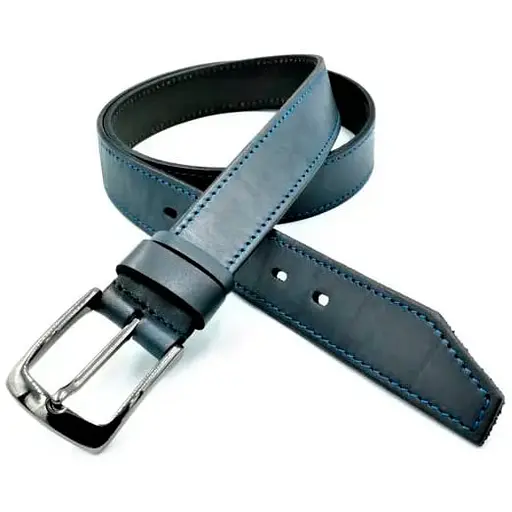 Ремінь шкіряний Weatro чоловічий 3,3х110-120 см acs0027377 - фото 1