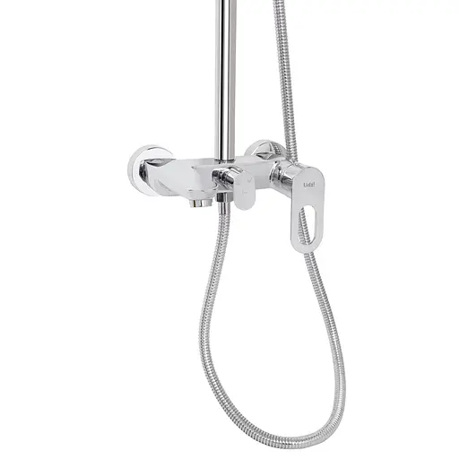 Душова система універсальна Lidz Latwa 1030 на три споживача (з виливом) (k35) LDLAT1030CRM45417 Chrome, Хром - фото 3