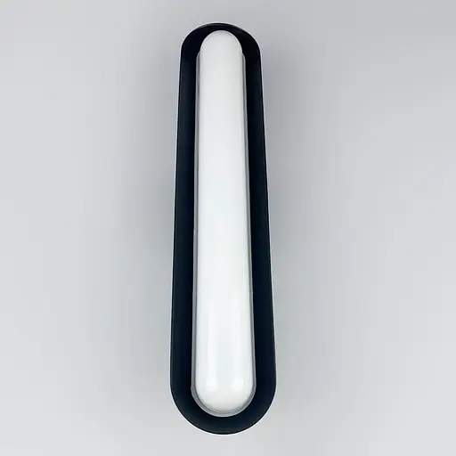 Сучасний настінний поворотний світильник у чорному корпусі 44х9 см Line F Арт. WC15 BK - фото 3