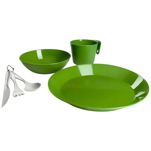 Набор посуды GSI Outdoors Cascadian 1 Person Table Set Зеленый (1099-77313)