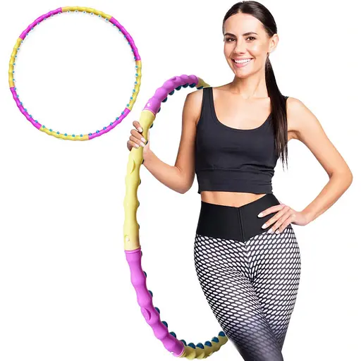 Обруч із масажними магнітними кульками Magnet Massage Hoop NE-F-52 - фото 2