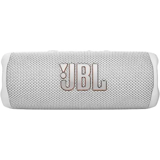 Портативная колонка JBL Flip 6 Steel White (JBLFLIP6WHT) беспроводная белая - фото 1