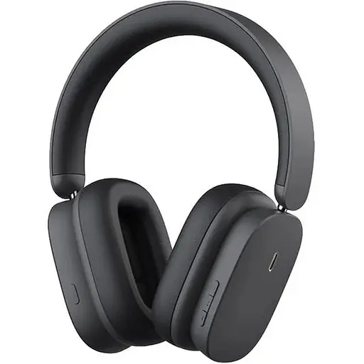 Беспроводные наушники Baseus H1 Bowie Noise-Cancelling Wireless Headphones, BT5.2, 400mAh, ANC, SBC, AAC, 70h, (NGTW230002) grey