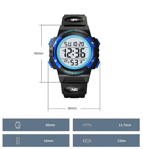 Дитячий наручний годинник для хлопчиків Skmei 2236 kids Diy - фото 9