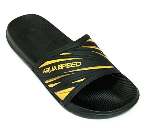 Шльопанці Aqua Speed ​​Idaho 41 Чорний/Жовтий (1000-514-18-41) - фото 2