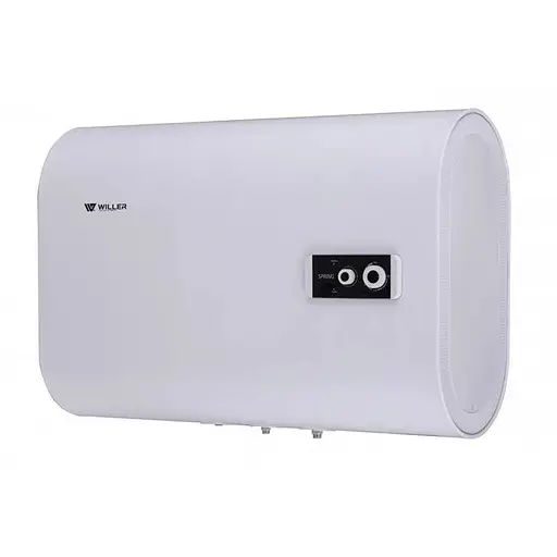 Водонагреватель Willer EH50R Spring, белый, 2000W, 50л, горизонтальный, мокрый ТЭН, механическое управление, терморегулятор, - фото 1